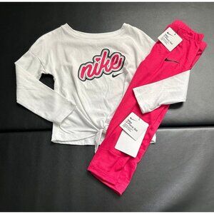 NWT Nike Knotted Tunic & Leggings Set Girls Size 3T